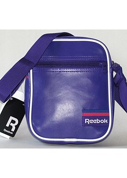 Torba męska niebieska Reebok ze skóry ekologicznej 