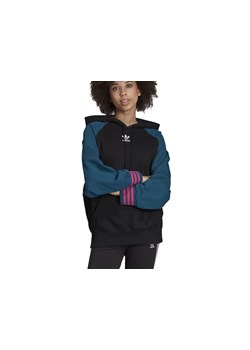 Czarna bluza sportowa Adidas z dresu 