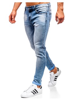 Jeansy męskie Denley niebieskie 