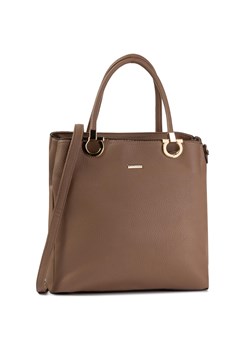 Shopper bag Wittchen brązowa matowa 