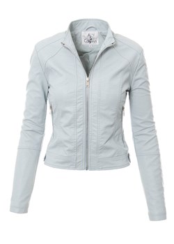 Kurtka damska krótka biała bez kaptura 