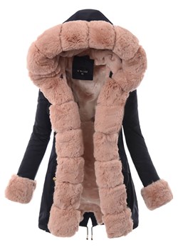 Parka damska różowa 