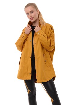 Parka damska bez wzorów casual 