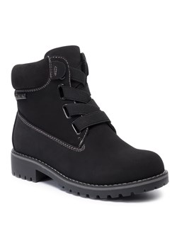 Buty zimowe dziecięce czarne Emel wiązane Buty zimowe dziecięce czarne Emel wiązane