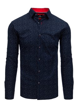 Dstreet koszula męska z klasycznym kołnierzykiem z elastanu z długim rękawem jesienna 