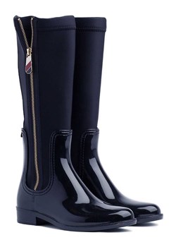 Kalosze damskie granatowe Tommy Hilfiger bez zapięcia 