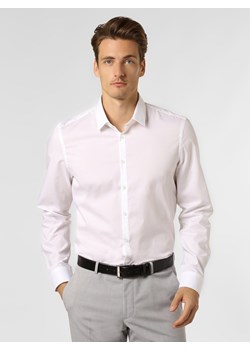 Finshley & Harding London Koszula męska Mężczyźni Slim Fit Bawełna biały jednolity kołnierzyk kent - id: 373767-0001-03536 - marki Finshley & Harding London - 75112136 Finshley & Harding London Koszula męska Mężczyźni Slim Fit Bawełna biały jednolity kołnierzyk kent ze sklepu vangraaf w kategorii Koszule męskie - zdjęcie 75112136