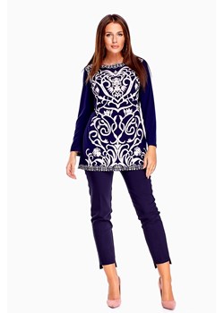 Tunika   Ptakmoda.com w abstrakcyjnym wzorze casualowa 