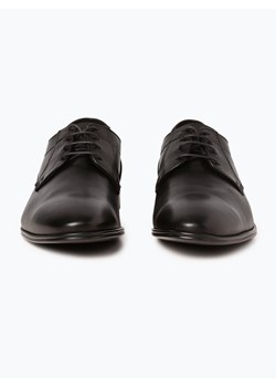 Lloyd Męskie buty sznurowane ze skóry Mężczyźni skóra czarny jednolity ze sklepu vangraaf w kategorii Buty eleganckie męskie - zdjęcie 75328137