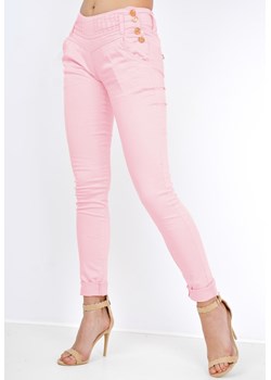 Spodnie damskie casualowe bez wzorów 