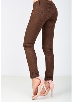 Jeansy damskie casual gładkie 