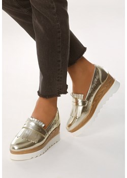 Złote buty damskie guess, wiosna 2020 w Domodi Złote buty damskie guess, wiosna 2020 w Domodi