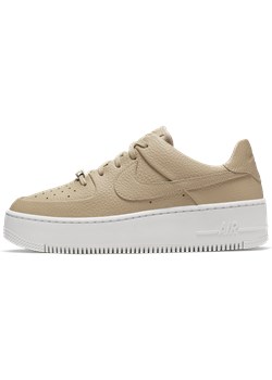 Buty sportowe damskie Nike do biegania air force bez wzorów wiązane młodzieżowe 