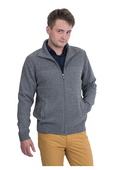 Harry rozpinany (duży) - popiel - 3XL ze sklepu Swetry Lasota w kategorii Swetry męskie - zdjęcie 76865329