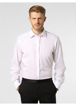 Finshley & Harding - Koszula męska z wywijanymi mankietami, biały ze sklepu vangraaf w kategorii Koszule męskie - zdjęcie 77659566