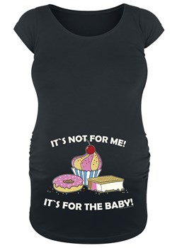 Odzież ciążowa - It`s Not For Me! It`s For The Baby! - T-Shirt - czarny ze sklepu EMP w kategorii Bluzki ciążowe - zdjęcie 77819268