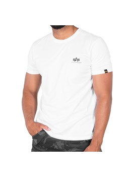 Koszulka Alpha Industries Basic T Small Logo 18850509 - biała ze sklepu streetstyle24.pl w kategorii T-shirty męskie - zdjęcie 78147997