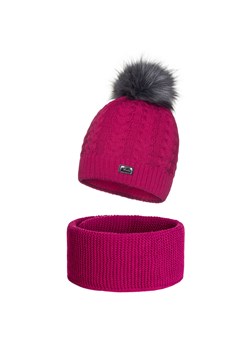 Zimowy komplet Damski ze sklepu JK-Collection w kategorii Komplety czapka i szalik damskie - zdjęcie 78499087