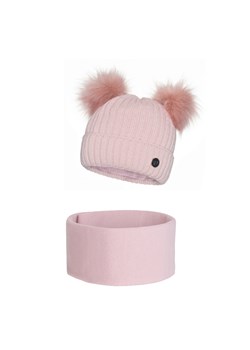 Zimowy komplet Damski 2 pompony ze sklepu JK-Collection w kategorii Komplety czapka i szalik damskie - zdjęcie 78499649