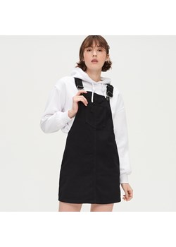 Cropp - Spódnica na szelkach - czarny ze sklepu Cropp w kategorii Spódnice - zdjęcie 78738839