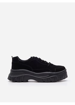Buty sportowe damskie czarne House w stylu młodzieżowym na jesień na platformie 