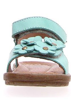 Naturino Skórzane sandały w kolorze turkusowym ze sklepu Limango Polska w kategorii Sandały dziecięce - zdjęcie 80242806