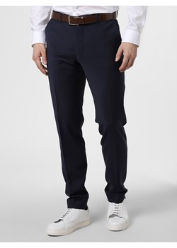 Drykorn Spodnie Mężczyźni Slim Fit Sztuczne włókno granatowy jednolity ze sklepu vangraaf w kategorii Spodnie męskie - zdjęcie 80505527