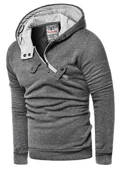 Męska bluza z kapturem rdi 2020 - siwa ze sklepu Risardi w kategorii Bluzy męskie - zdjęcie 80715645
