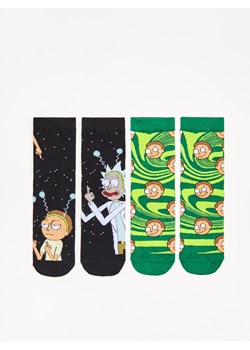 Cropp - Skarpety Rick And Morty 2 pack - czarny ze sklepu Cropp w kategorii Skarpetki męskie - zdjęcie 80785597