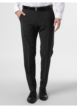 Strellson Męskie spodnie od garnituru modułowego Mężczyźni Slim Fit Sztuczne włókno antracytowy jednolity ze sklepu vangraaf w kategorii Spodnie męskie - zdjęcie 80922969