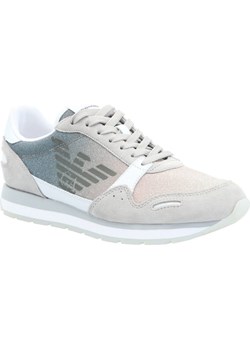 Sneakersy damskie Emporio Armani sportowe sznurowane 