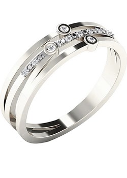 Diamant Vendôme Złoty pierścionek z diamentami ze sklepu Limango Polska w kategorii Pierścionki - zdjęcie 81734095