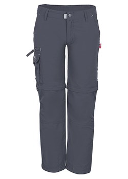 Trollkids Spodnie trekkingowe Zipp-Off &quot;Oppland&quot; - Regular fit - w kolorze antracytowym ze sklepu Limango Polska w kategorii Spodnie dziewczęce - zdjęcie 81940025