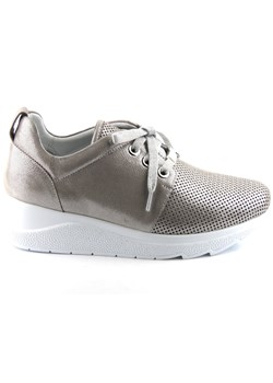 Sneakersy damskie Venezia z tworzywa sztucznego wiązane 