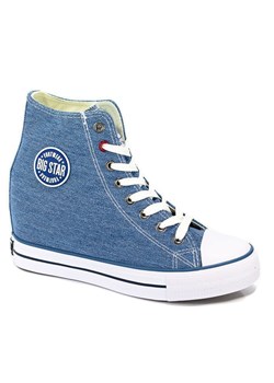 Sneakersy damskie BIG STAR niebieskie 