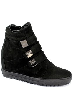 Sneakersy damskie Eksbut skórzane 