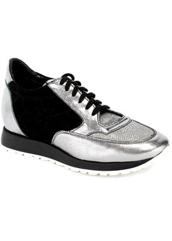 Sneakersy damskie Simen sznurowane skórzane 