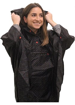 Moda Kurtki Poncza przeciwdeszczowe Rains Ponczo przeciwdeszczowe czarny W stylu casual 