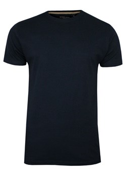 Granatowy Bawełniany T-Shirt Męski Bez Nadruku -Brave Soul- Koszulka, Krótki Rękaw, Basic TSBRSSS20GRAILrichnavy ze sklepu JegoSzafa.pl w kategorii T-shirty męskie - zdjęcie 83231265