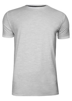 Szary Bawełniany T-Shirt Męski Bez Nadruku -Brave Soul- Koszulka, Krótki Rękaw, Basic TSBRSSS20GRAILecruemarl ze sklepu JegoSzafa.pl w kategorii T-shirty męskie - zdjęcie 83231277