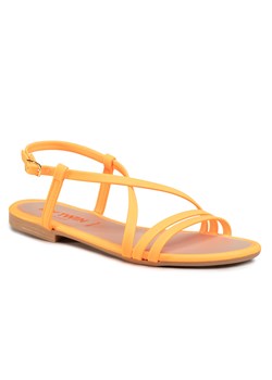 Sandały MY TWIN - Sandal 201MCT010 Arancio Fluo 00104 ze sklepu eobuwie.pl w kategorii Sandały damskie - zdjęcie 83283689