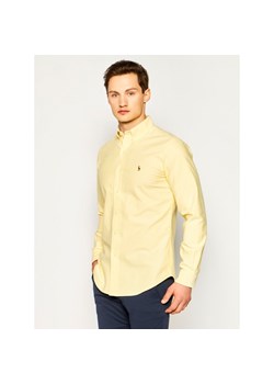 Polo Ralph Lauren Koszula 710795462004 Żółty Custom Fit ze sklepu MODIVO w kategorii Koszule męskie - zdjęcie 83631445