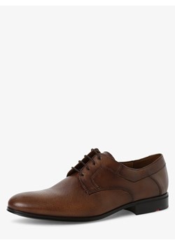 Lloyd - Męskie buty sznurowane ze skóry, brązowy ze sklepu vangraaf w kategorii Półbuty męskie - zdjęcie 84026068