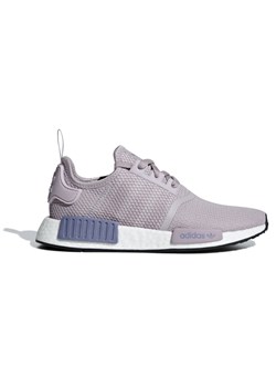 Adidas buty sportowe damskie nmd sznurowane bez wzorów na płaskiej podeszwie 