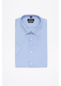 KOSZULA CORSINI 3011 KRÓTKI RĘKAW SLIM FIT NIEBIESKI ze sklepu Recman w kategorii Koszule męskie - zdjęcie 84121188