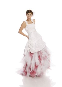 Suknia Ślubna FSS591 BIAŁY ze sklepu fokus.pl w kategorii Sukienki - zdjęcie 84154585