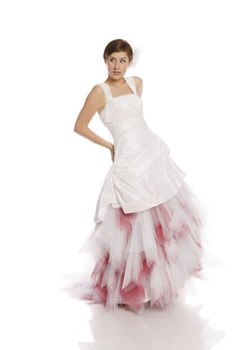 Suknia Ślubna FSS591 EKRI ze sklepu fokus.pl w kategorii Sukienki - zdjęcie 84154588