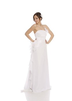 Suknia Ślubna FSS592 BIAŁY ze sklepu fokus.pl w kategorii Sukienki - zdjęcie 84154595