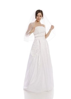 Suknia Ślubna FSS589 EKRI ze sklepu fokus.pl w kategorii Sukienki - zdjęcie 84154639