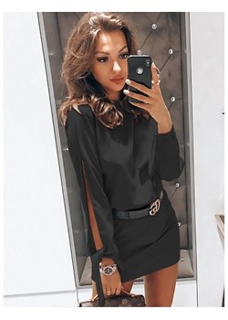 Czarne sukienki, lato 2020 w Domodi Bluzka Złote Ozdoby Paris czarny Iwette Butik w Domodi
